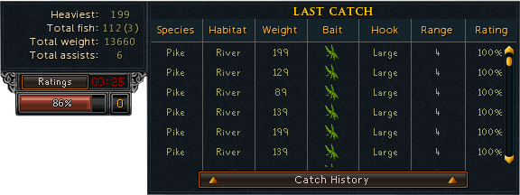 Flingers Status Screen