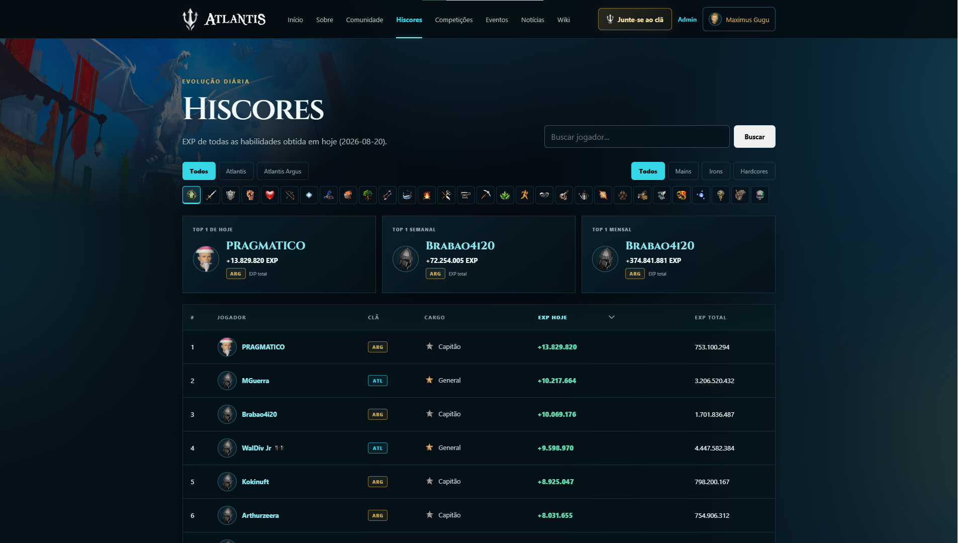 lancamento-site-hiscores
